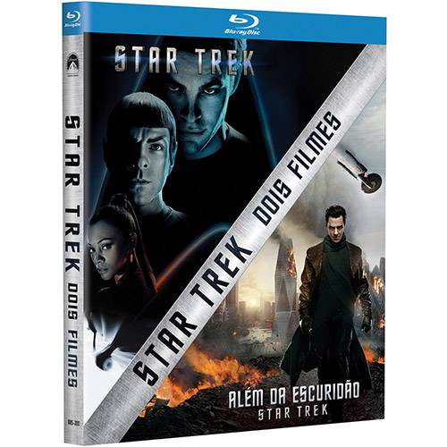 Tamanhos, Medidas e Dimensões do produto Blu-ray Star Trek + Star Trek: Além da Escuridão - Dois Filmes [2 Discos]