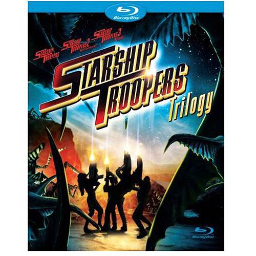 Tamanhos, Medidas e Dimensões do produto Blu-ray Starship Troopers 1-3- Importado - Triplo