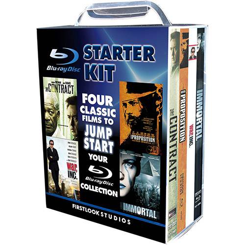 Tamanhos, Medidas e Dimensões do produto Blu-ray Starter Pack: War Inc / The Contract / The Proposition / Immortal