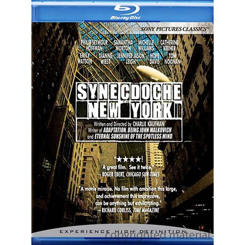 Tamanhos, Medidas e Dimensões do produto Blu-Ray Synecdoche, New York (Importado)