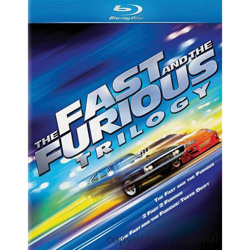 Tamanhos, Medidas e Dimensões do produto Blu-Ray The Fast And The Furious Trilogy