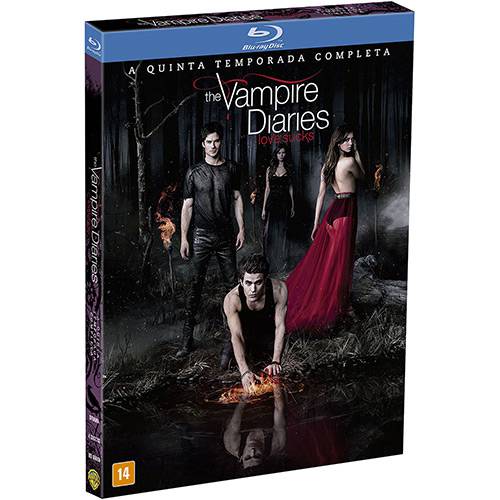 Tamanhos, Medidas e Dimensões do produto Blu-ray - The Vampire Diares: Love Sucks - 5ª Temporada Completa (5 Discos)