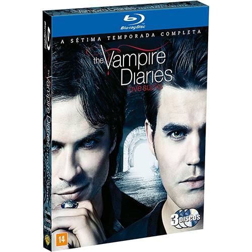 Tamanhos, Medidas e Dimensões do produto Blu-Ray The Vampire Diares - Love Sucks - 7ª Temporada Completa