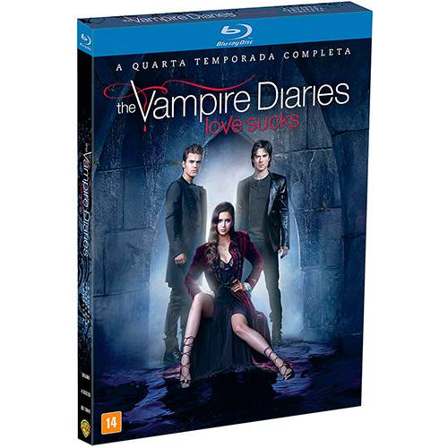 Tamanhos, Medidas e Dimensões do produto Blu-ray - The Vampire Diaries: Love Sucks - 4ª Temporada (4 Discos)