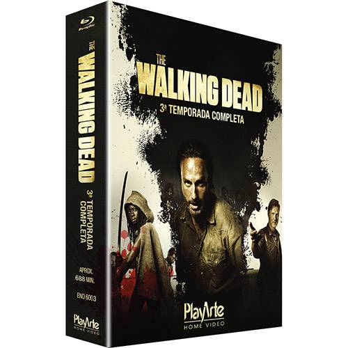 Tamanhos, Medidas e Dimensões do produto Blu-ray The Walking Dead - os Mortos Vivos 3ª Temporada (4 Discos)