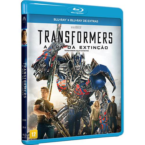 Tamanhos, Medidas e Dimensões do produto Blu-ray - Transformers: a Era da Extinção (Blu-ray + Blu-ray de Extras)