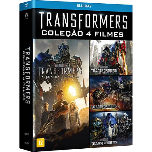 Tamanhos, Medidas e Dimensões do produto Blu-ray - Transformers Quadrilogia (4 Discos)