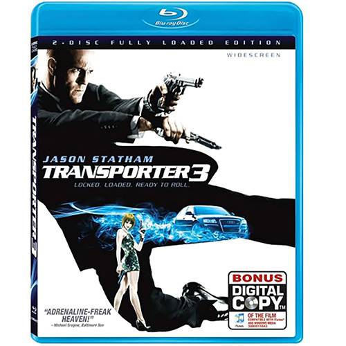 Tamanhos, Medidas e Dimensões do produto Blu-ray Transporter 3 (With Digital Copy)