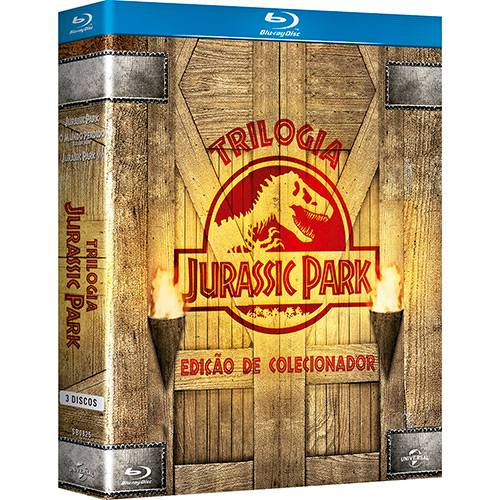 Tamanhos, Medidas e Dimensões do produto Blu-ray - Trilogia Jurassic Park (3 Discos)