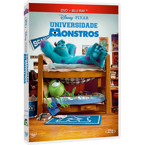 Tamanhos, Medidas e Dimensões do produto Blu-ray Universidade Monstros (DVD + Blu-ray)
