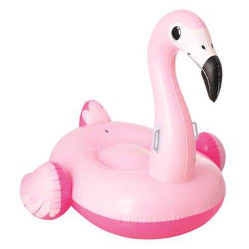 Tamanhos, Medidas e Dimensões do produto Boia Flamingo Gigante Rosa 145cm Verão - Bestway