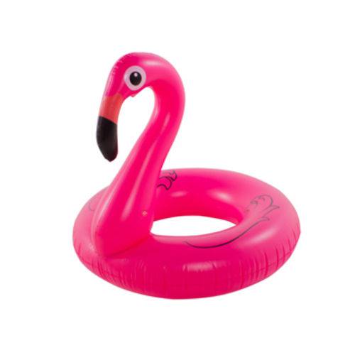 Tamanhos, Medidas e Dimensões do produto Boia Inflável Flamingo Rosa 90x120 Cm para Presentes Esporte e Lazer