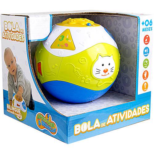 Tamanhos, Medidas e Dimensões do produto Bola de Atividades - Zoop Toys
