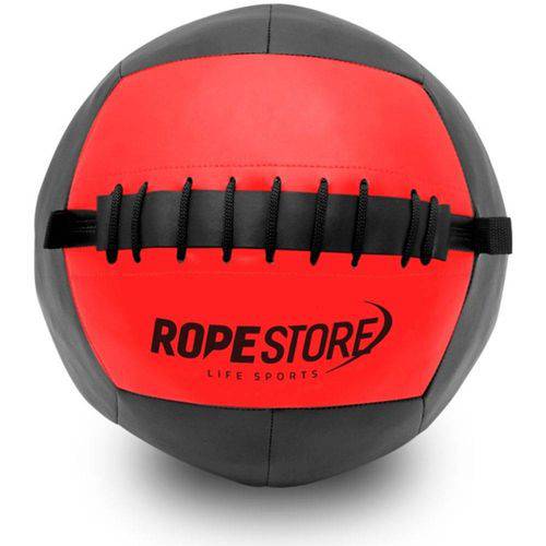 Tamanhos, Medidas e Dimensões do produto Bola de Couro Wall Ball 10 Libras Preto X Vermelho