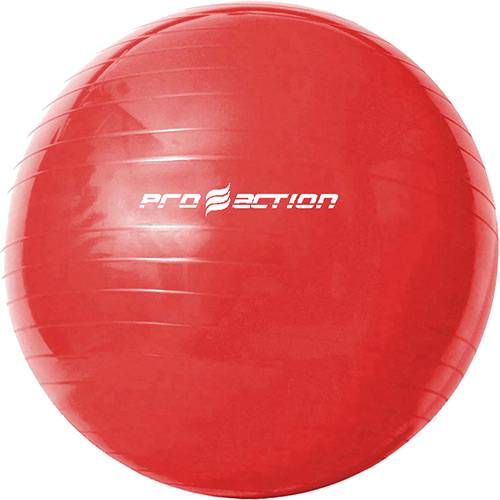 Tamanhos, Medidas e Dimensões do produto Bola de Exercícios 55cm Vermelha - Proaction