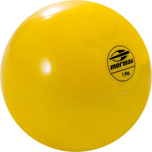 Tamanhos, Medidas e Dimensões do produto Bola de Ginástica Emborrachada Mormaii Fitness Toning Ball 1kg