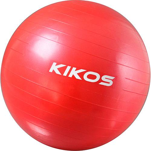 Tamanhos, Medidas e Dimensões do produto Bola de Ginástica Kikos Fitball 55 Cm Vermelha