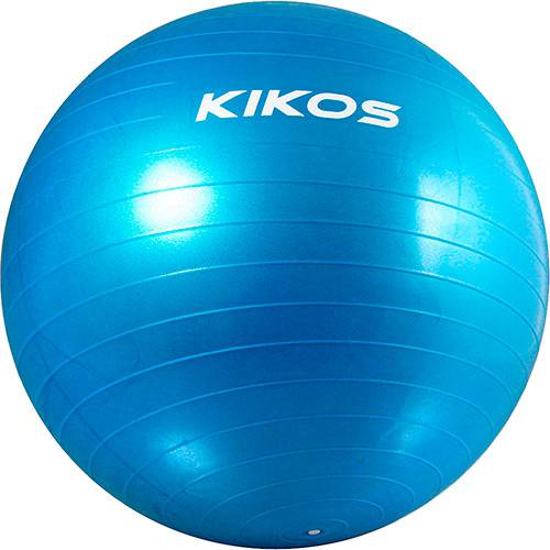 Tamanhos, Medidas e Dimensões do produto Bola de Ginástica Kikos Fitball 65cm Azul