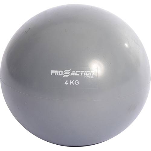 Tamanhos, Medidas e Dimensões do produto Bola de Ginástica Proaction Tonning Ball - 4Kg Cinza