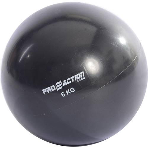 Tamanhos, Medidas e Dimensões do produto Bola de Ginástica Proaction Tonning Ball - 6Kg Preto