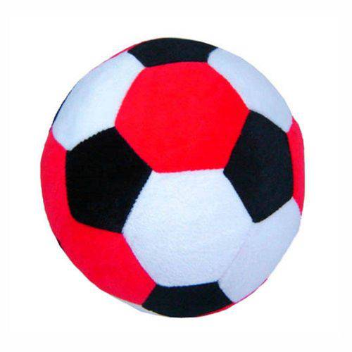 Tamanhos, Medidas e Dimensões do produto Bola de Pelúcia - Vermelho, Branco e Preto - 313 Toys