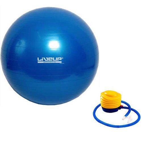 Tamanhos, Medidas e Dimensões do produto Bola de Pilates Azul 75 Cm Liveup