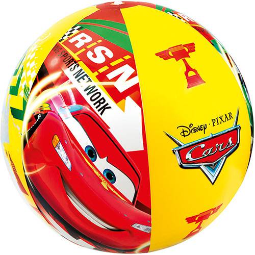 Tamanhos, Medidas e Dimensões do produto Bola de Praia Disney Carros 61cm