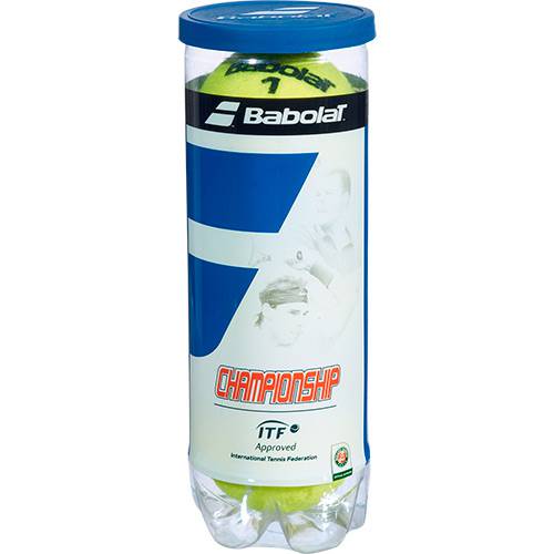 Tamanhos, Medidas e Dimensões do produto Bola de Tênis Babolat Championship Borracha 3 Unidades