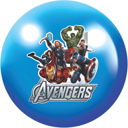 Tamanhos, Medidas e Dimensões do produto Bola de Vinil Avengers Plástico Azul - Lider