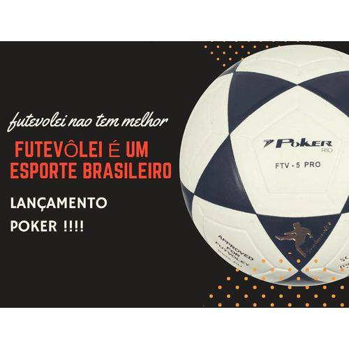 Tamanhos, Medidas e Dimensões do produto Bola Futevôlei Poker Rio Lançamento 2018