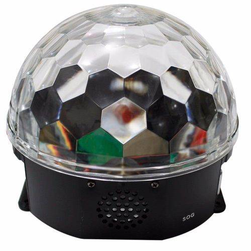 Tamanhos, Medidas e Dimensões do produto Bola Magica Maluca Globo Crystal Ball Led Usb Mp3 Controle Pen Drive