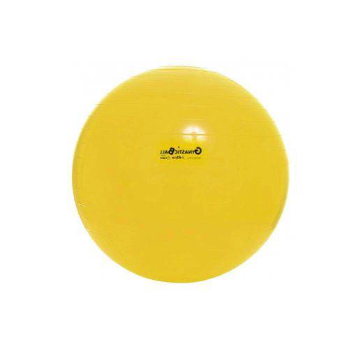 Tamanhos, Medidas e Dimensões do produto Bola para Exercicios Gym Ball 45cm com DVD Bomba Carci Amarela