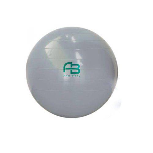 Tamanhos, Medidas e Dimensões do produto Bola para Exercicios Gym Ball 65cm com DVD Bomba Carci Cinza