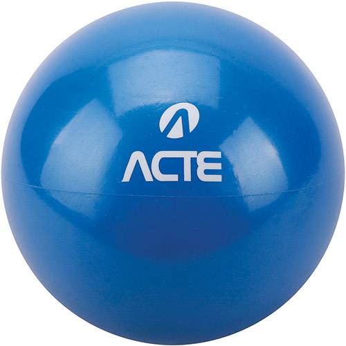 Tamanhos, Medidas e Dimensões do produto Bola Tonificadora com Peso - 3Kg Azul - Acte Sports