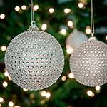 Tamanhos, Medidas e Dimensões do produto Bolas Decoradas 4 Peças 7cm- Orb Christmas