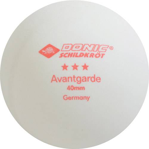 Tamanhos, Medidas e Dimensões do produto Bolas para Tênis de Mesa Donic Avantgarde 3 Branca com 6 Bolas