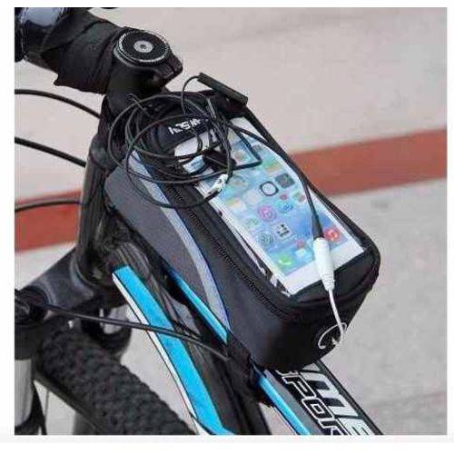 Tamanhos, Medidas e Dimensões do produto Bolsa Capinha Case Porta Celular Suporte Quadro Bike Bicicleta