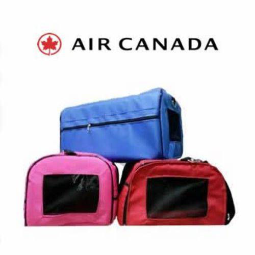 Tamanhos, Medidas e Dimensões do produto Bolsa Flexível Transporte Aéreo Air Canada Cor Preta - D'Luxo