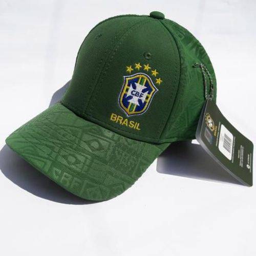 Tamanhos, Medidas e Dimensões do produto Bone Aba Curva Oficial da Seleção Brasileira CBF Amarelo