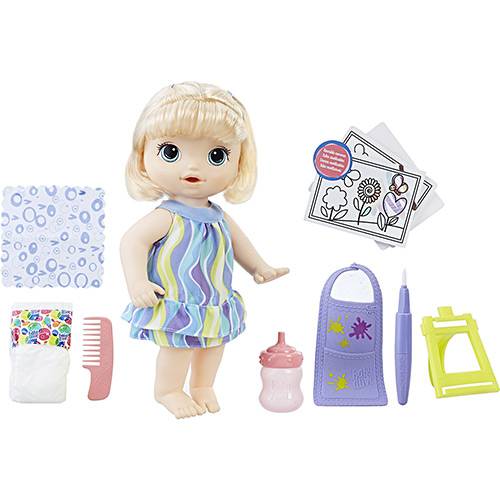 Tamanhos, Medidas e Dimensões do produto Boneca Baby Alive Pequena Artista Loira - Hasbro