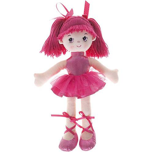 Tamanhos, Medidas e Dimensões do produto Boneca Bailarina Glitter Pink - Buba