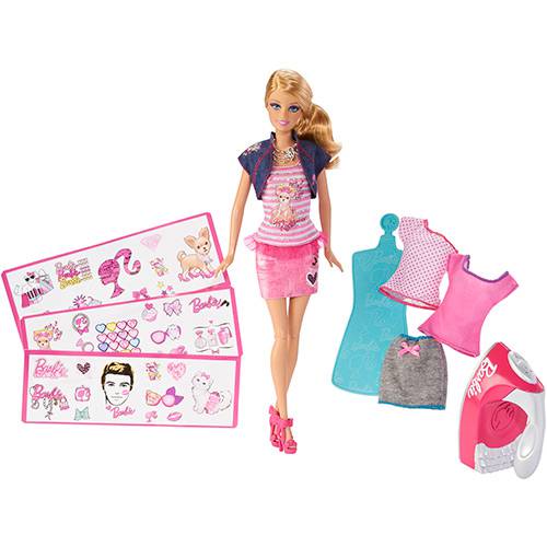 Tamanhos, Medidas e Dimensões do produto Boneca Barbie Estampa Fashion BDB32 - Mattel