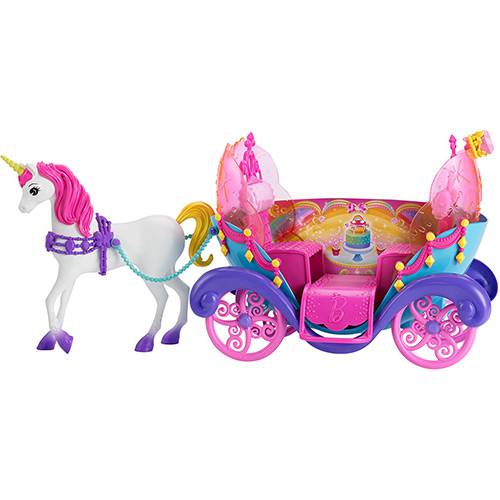 Tamanhos, Medidas e Dimensões do produto Boneca Barbie Fantasia Carruagem com Princesa- Mattel