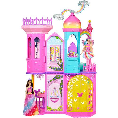 Tamanhos, Medidas e Dimensões do produto Boneca Barbie Fantasia Castelo Arco-Íris - Mattel