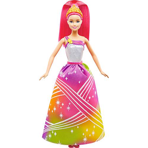 Tamanhos, Medidas e Dimensões do produto Boneca Barbie Fantasia Princesa Luzes Arco-Íris - Mattel