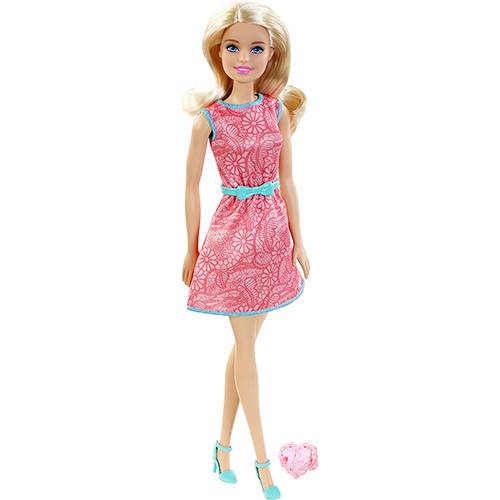 Tamanhos, Medidas e Dimensões do produto Boneca Barbie Fashion And Beauty com Anel Menina WTRMLN CLR DRS T7584/DGX62 - Mattel