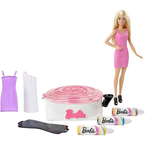 Tamanhos, Medidas e Dimensões do produto Boneca Barbie Fashion Conjunto Giro e Design - Mattel