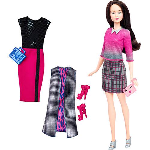 Tamanhos, Medidas e Dimensões do produto Boneca Barbie Fashionistas com Acessório Chic With a Wink DTD96/DTD99 - Mattel