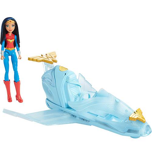 Tamanhos, Medidas e Dimensões do produto Boneca DC Super Hero Girls Conjunto Jato Wonder Woman - Mattel