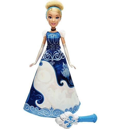 Tamanhos, Medidas e Dimensões do produto Boneca Disney Princesas Vestido Mágico Cinderela - Hasbro